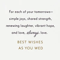 Blessings, Joy and Love Religious Wedding Card for only USD 4.99 | Hallmark