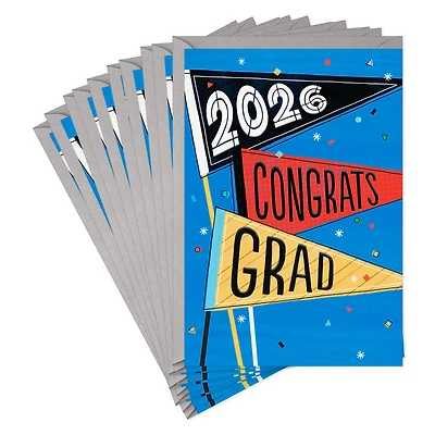 Celebrating You Today Pennants 2026 Graduation Cards, Pack of 10 for only USD 8.99 | Hallmark