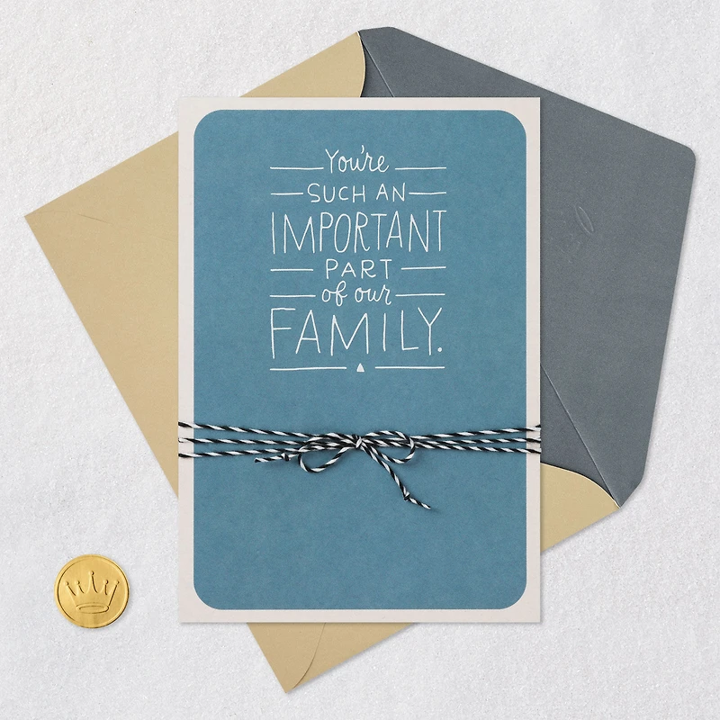 Important Part of Our Family Father's Day Card for only USD 5.99 | Hallmark