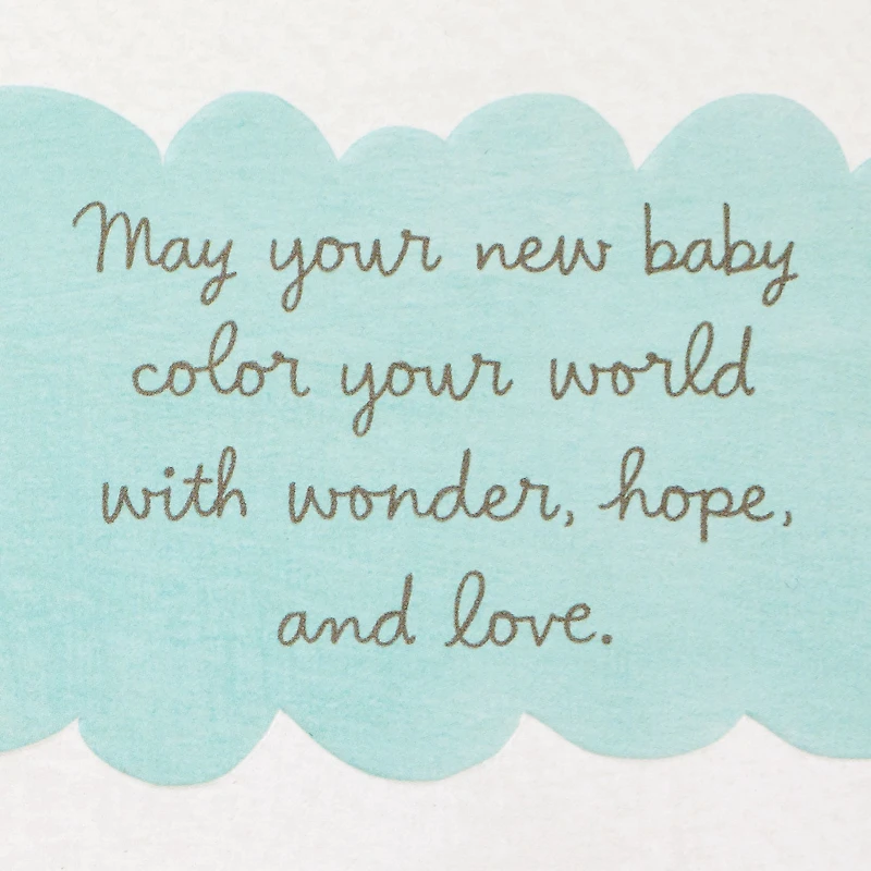 Sun and Cloud With Rainbow Streamers New Baby Card for only USD 6.59 | Hallmark