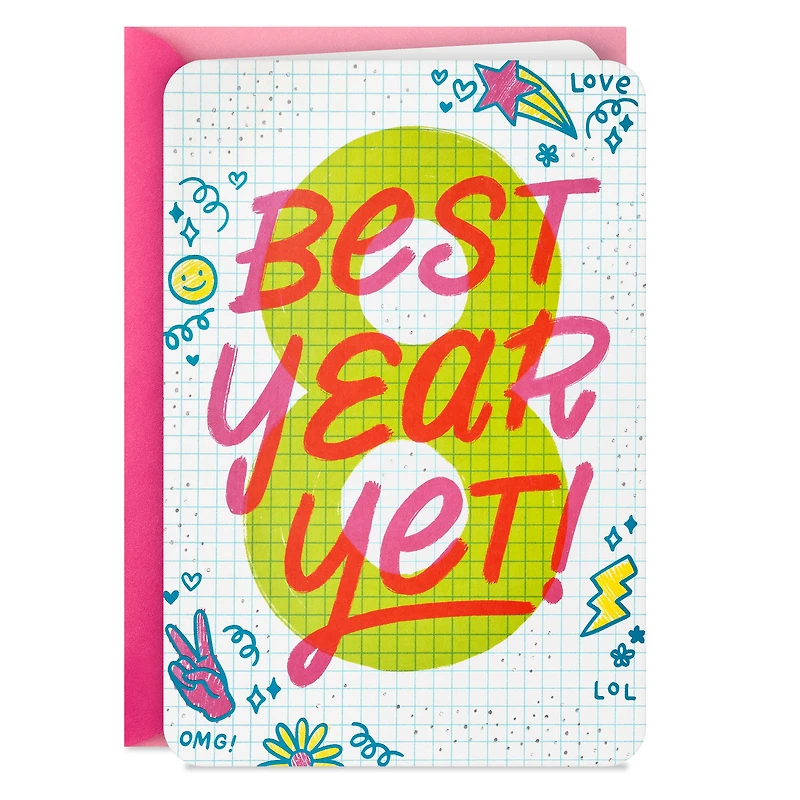 Best Year Yet 8th Birthday Card for only USD 4.99 | Hallmark