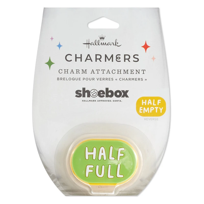 Charmers Half Full/Half Empty Funny Silicone Charm, 1.88" W for only USD 8.99 | Hallmark
