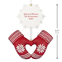 Merry Mittens Personalized Ornament
