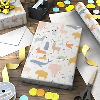 Pastel Animals Jumbo Wrapping Paper, 90 sq. ft. for only USD 9.99 | Hallmark