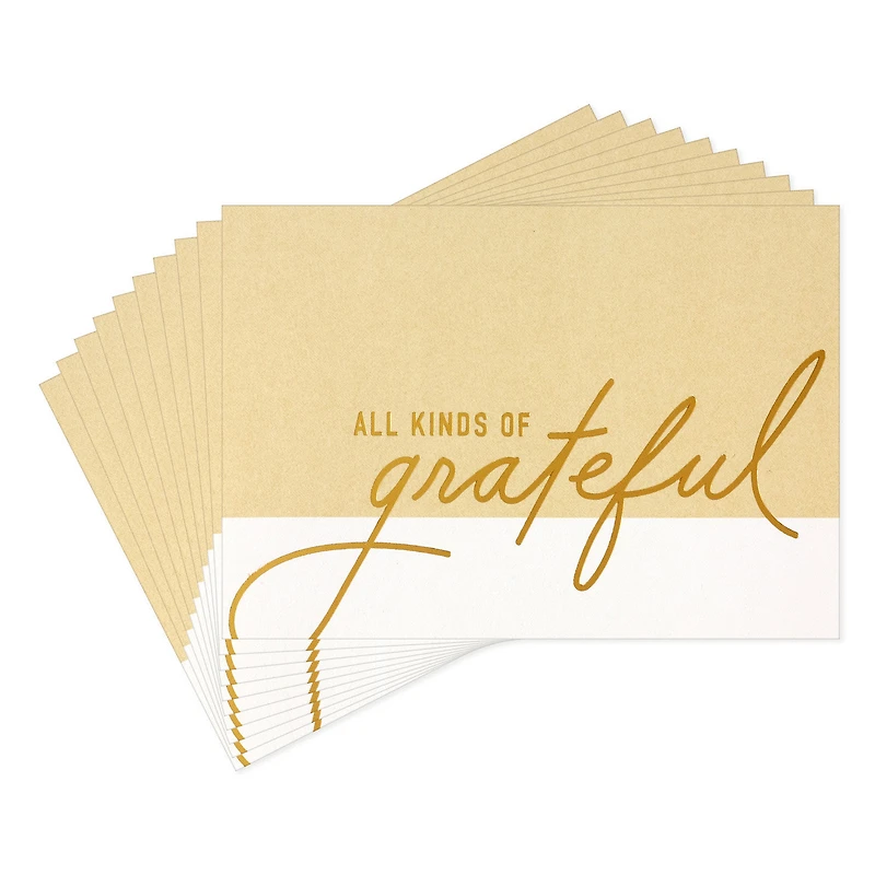 All Kinds of Grateful Blank Thank You Notes, Pack of 10 for only USD 5.00 | Hallmark