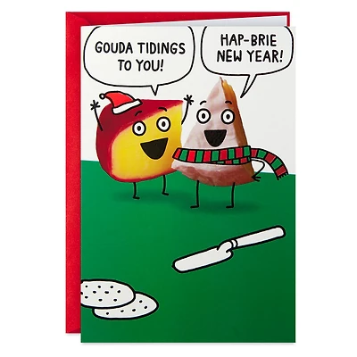 Gouda Tidings Funny Christmas Card for only USD 3.99 | Hallmark