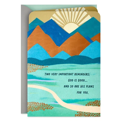 God Has Good Plans for You Religious Encouragement Card for only USD 5.99 | Hallmark