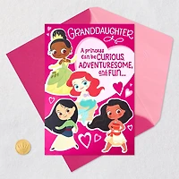 Disney Princess Valentine's Day Card for Granddaughter With Sticker for only USD 4.59 | Hallmark