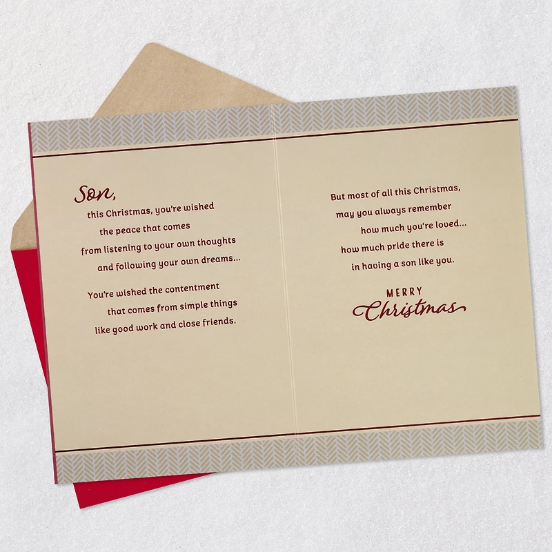 Wishes Filled With Love Christmas Card for Son for only USD 5.99 | Hallmark