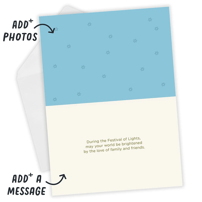 Festival of Lights Custom Hanukkah Card for only USD 4.99 | Hallmark