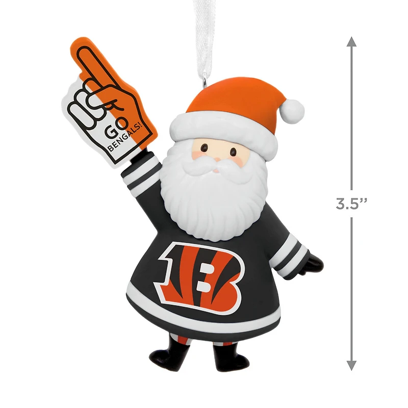 NFL Cincinnati Bengals Santa Fan Hallmark Ornament for only USD 12.99 | Hallmark