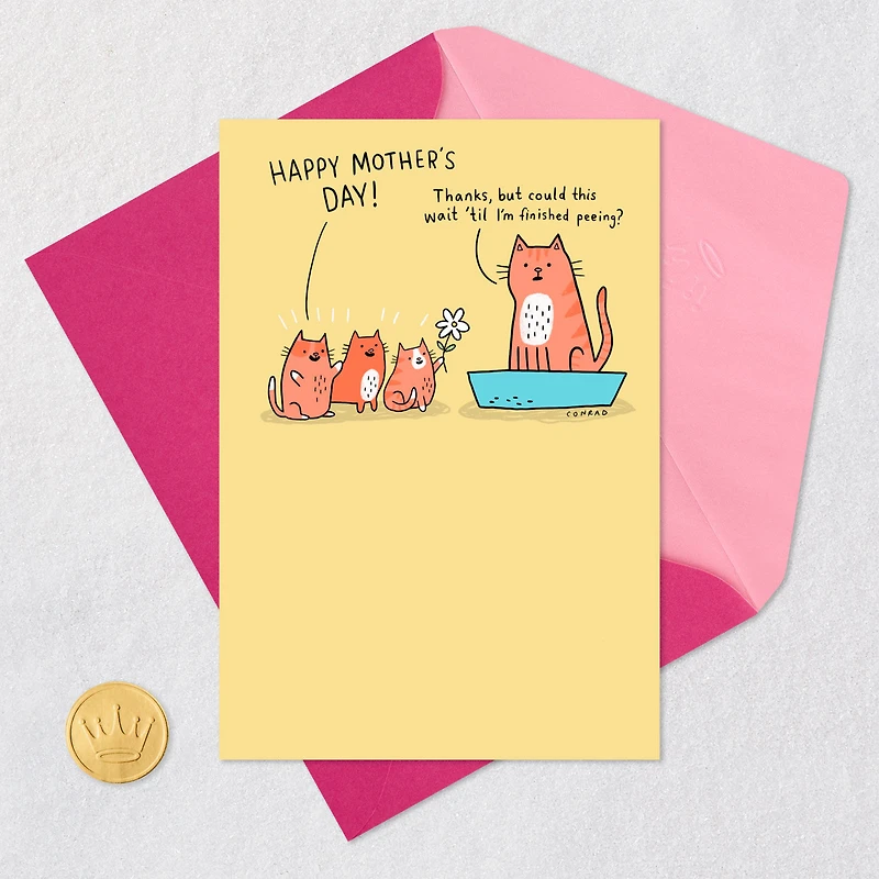 Enjoy a Little You Time Funny Mother's Day Card for only USD 3.99 | Hallmark