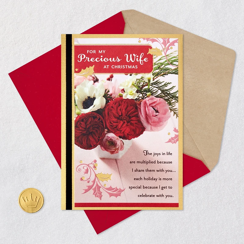 God Blessed Me With You Religious Christmas Card for Wife for only USD 5.59 | Hallmark