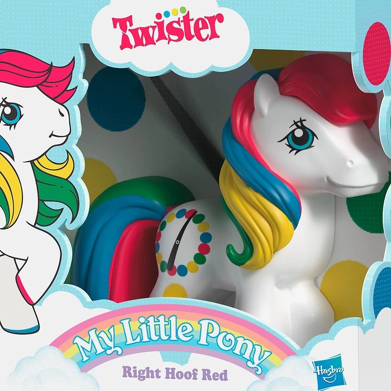 Hasbro® My Little Pony® Retro Twister® Right Hoof Red Ornament for only USD 23.99 | Hallmark