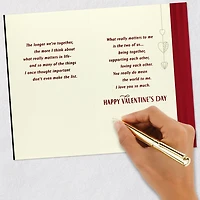 You Mean the World to Me Romantic Valentine's Day Card for Him for only USD 6.99 | Hallmark