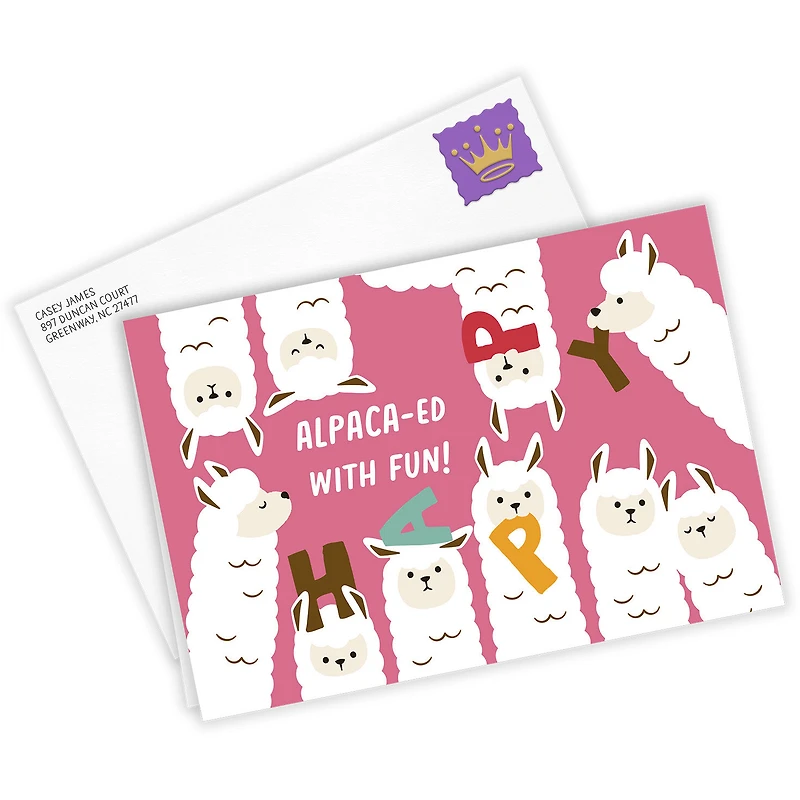 Alpaca-ed With Fun Funny Custom Birthday Card for only USD 4.99 | Hallmark