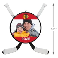 NHL Chicago Blackhawks® Hockey Personalized Ornament, Custom Photo and Text for only USD 30.99 | Hallmark