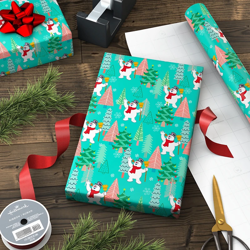 Frosty the Snowman™ Jumbo Christmas Wrapping Paper, 70 sq. ft. for only USD 9.99 | Hallmark