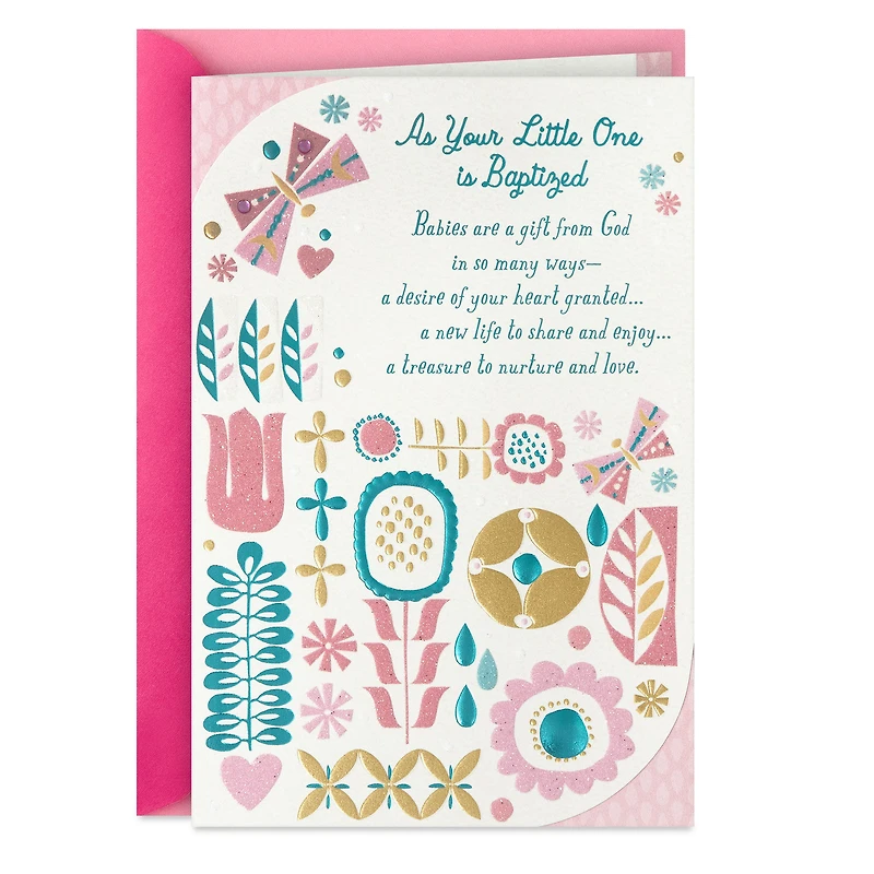 A Treasure to Nurture and Love Baptism Card for Girl for only USD 5.59 | Hallmark
