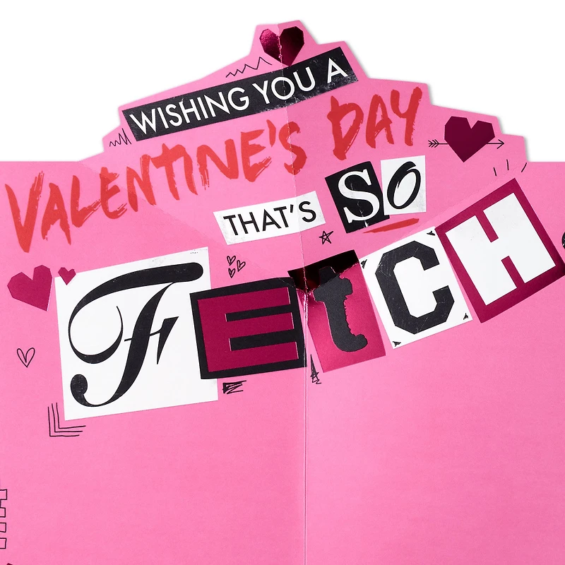 Mean Girls Wear Pink Burn Book Funny Pop-Up Valentine's Day Card for only USD 5.99 | Hallmark