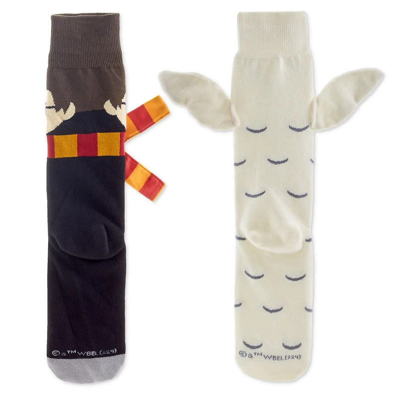 Harry Potter™ and Hedwig™ Novelty Crew Socks for only USD 22.99 | Hallmark