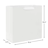 10.4" White Large Square Gift Bag for only USD 4.49 | Hallmark