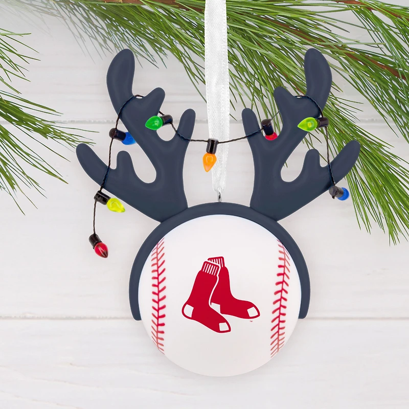 MLB Boston Red Sox™ Reindeer Baseball Hallmark Ornament for only USD 12.99 | Hallmark