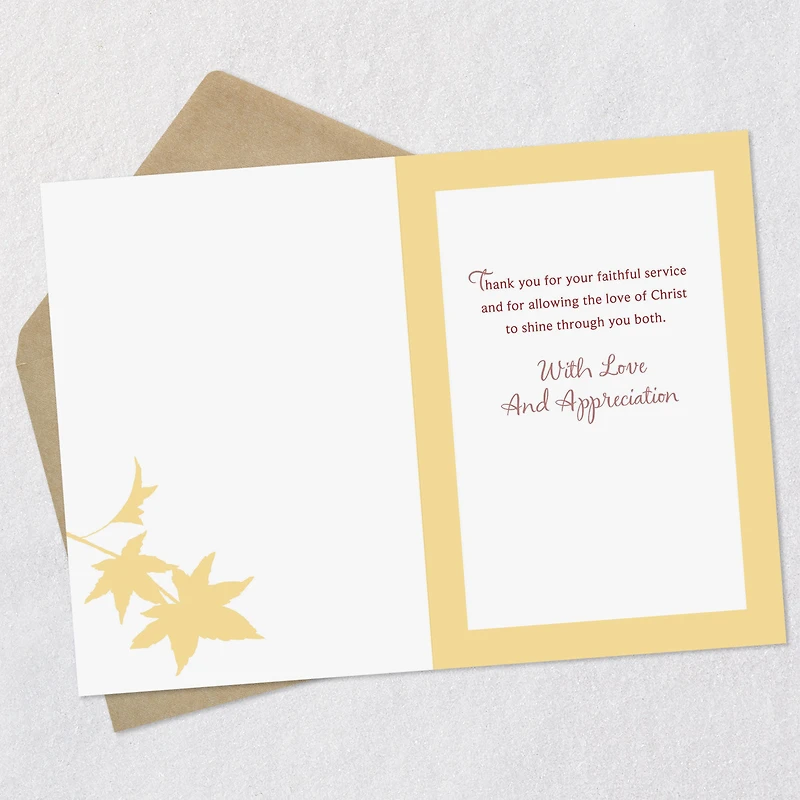 A Blessing for Your Faithful Service Religious Clergy Appreciation Card for Minister and Wife for only USD 2.99 | Hallmark