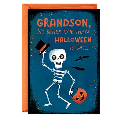 Love Ya Down to Your Bones Halloween Card for Grandson for only USD 0.99 | Hallmark