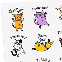 Just Can't Say It Enough Dogs and Cats Funny Thank You Card for only USD 3.99 | Hallmark