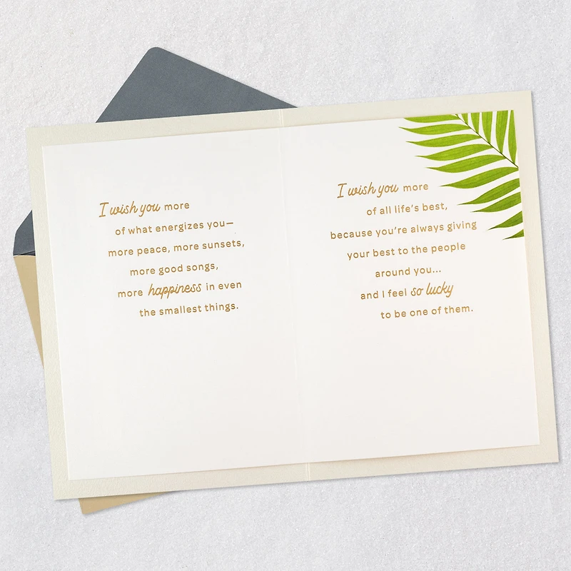 I Wish You More of What Energizes You Birthday Card for only USD 8.59 | Hallmark