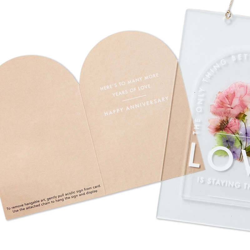 Many More Years of Love Anniversary Card with Hangable Art for only USD 12.99 | Hallmark