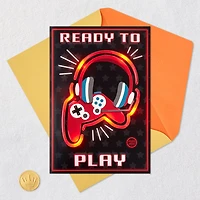 Ready to Play Video Game Musical Birthday Card With Light for only USD 9.99 | Hallmark