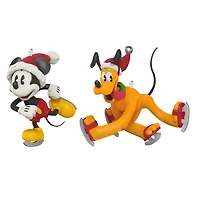 Mini Disney Mickey and Friends Gliding and Sliding Ornaments, Set of 2 for only USD 23.99 | Hallmark