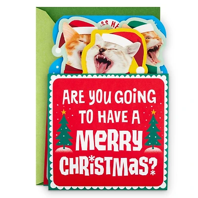 Caroling Cats Funny Musical Pop-Up Christmas Card for only USD 7.99 | Hallmark