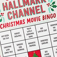 Hallmark Channel Christmas Movie Bingo Christmas Card for only USD 3.99 | Hallmark