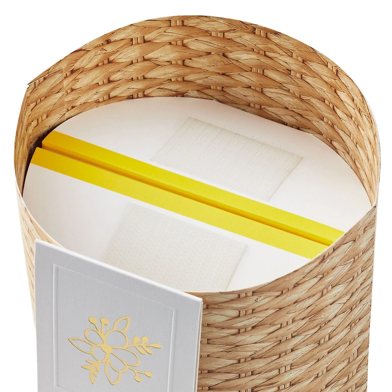 Build-a-Bouquet Woven Basket Pop-Up Paper Vase With Mini Card for only USD 4.99 | Hallmark