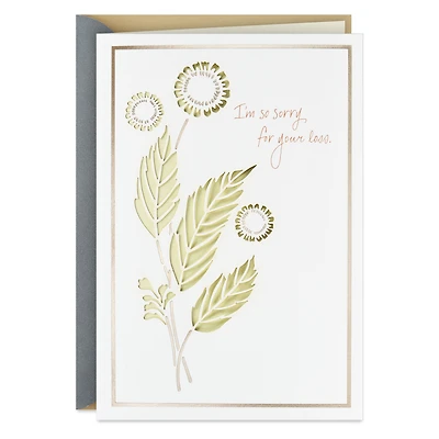 I'm So Sorry for Your Loss Sympathy Card for only USD 4.99 | Hallmark