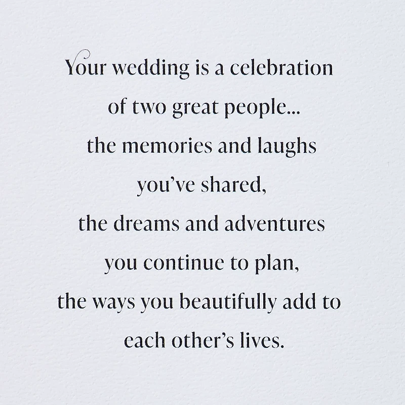Happy to Celebrate a Wonderful Couple Wedding Card for only USD 7.59 | Hallmark