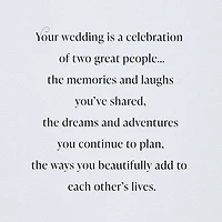 Happy to Celebrate a Wonderful Couple Wedding Card for only USD 7.59 | Hallmark