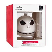 Disney Tim Burton's The Nightmare Before Christmas Jack Skellington Blown Glass Hallmark Ornament for only USD 9.99 | Hallmark