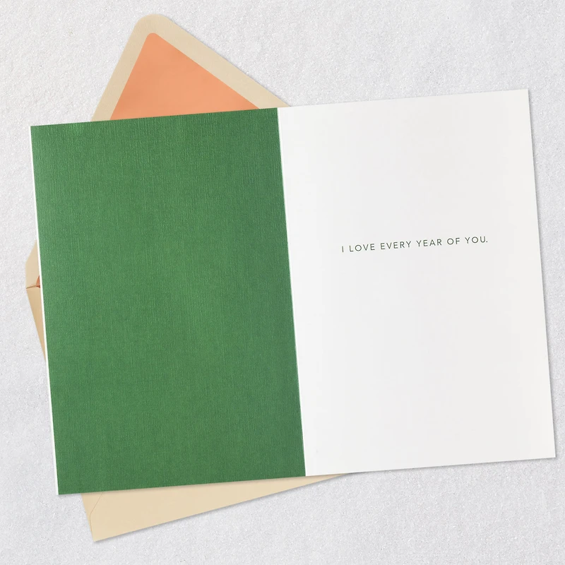I Love Every Year of You Romantic Birthday Card for only USD 8.59 | Hallmark