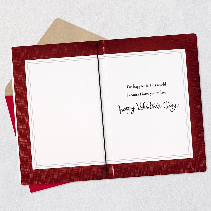 I'm Happier in this World Because of You Valentine's Day Card for Husband for only USD 7.59 | Hallmark