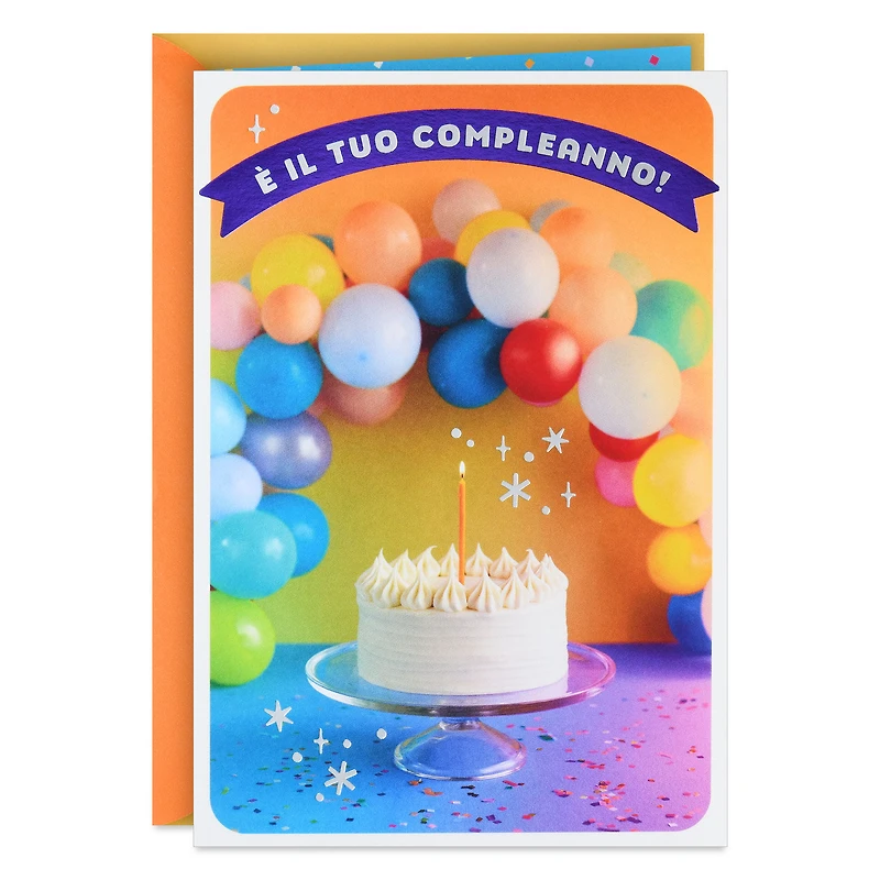 Lots of Happiness Italian-Language Birthday Card for only USD 2.99 | Hallmark