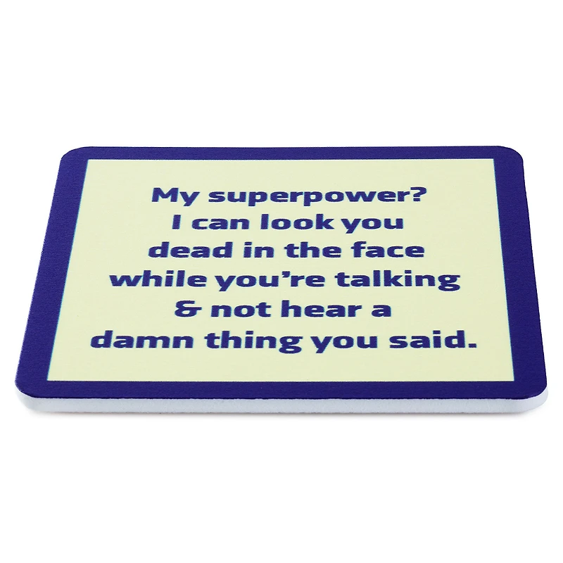 Drinks on Me Superpower Funny Coaster for only USD 4.99 | Hallmark