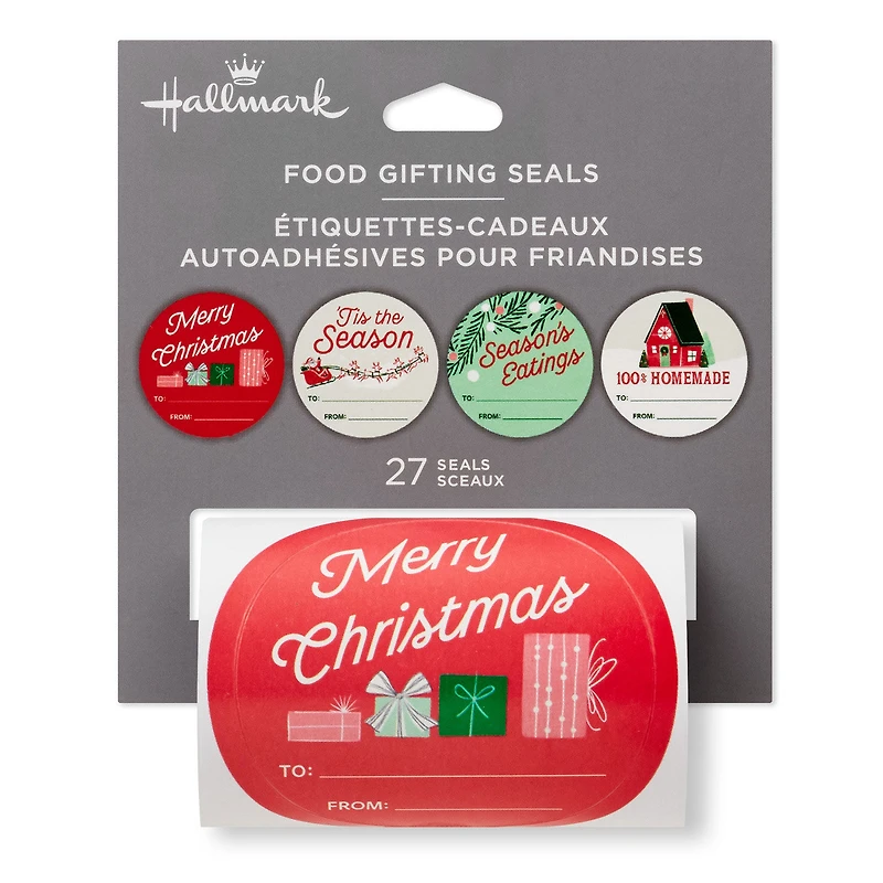 Made With Love Christmas Gift Tag Stickers, Roll of 27 for only USD 4.99 | Hallmark
