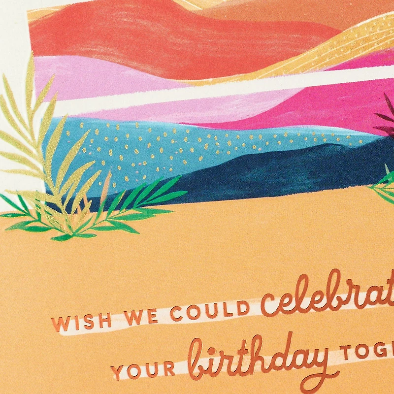 Celebrating You Across the Miles Birthday Card for only USD 3.59 | Hallmark