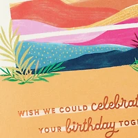 Celebrating You Across the Miles Birthday Card for only USD 3.59 | Hallmark