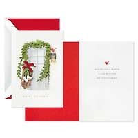 Wood Door With Sled and Ice Skates Boxed Christmas Cards, Pack of 8 for only USD 24.99 | Hallmark