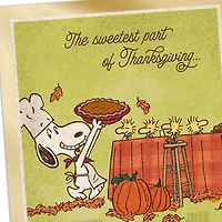 Peanuts® Snoopy and Woodstock Sharing the Love Thanksgiving Card for only USD 2.99 | Hallmark